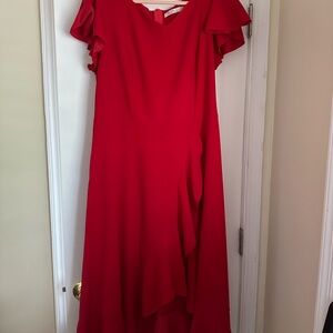 Elegant Red Women's Dress